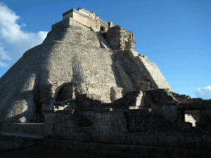 Pyramid of the Sorcerer, Uxmal, Yucatan