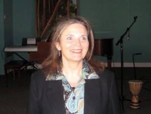 Carol Chapman answers questions in Charleston, SC