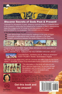 Arrival of the Gods in Egypt back cover large size