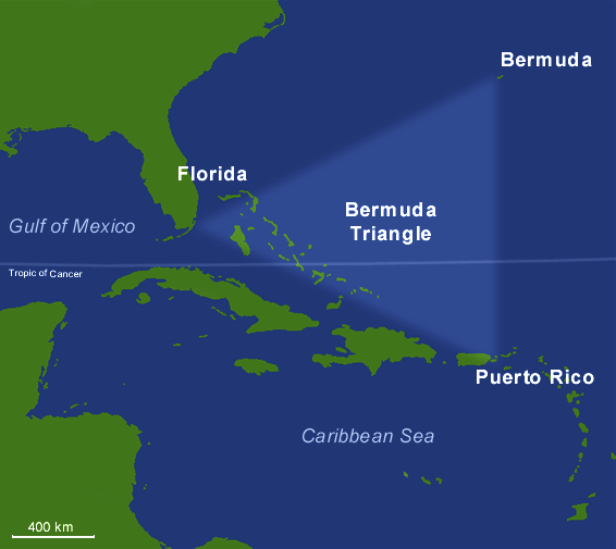 Bermuda Triangle True Story Map