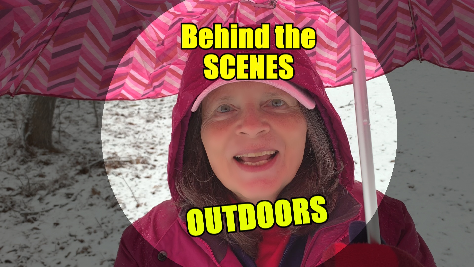 behind the scenes making an outdoor video